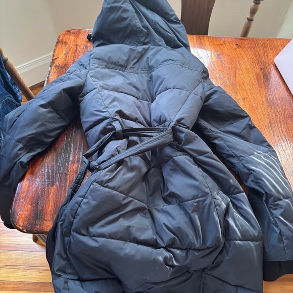 J. Crew Mercantile Long Puffer Coat in Black Women’s SZ Small with Belt - Picture 8 of 8